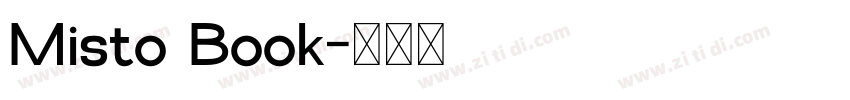 Misto Book字体转换